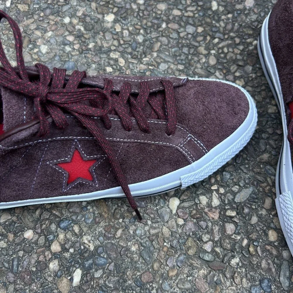 Converse Cons One Star Pro Ox Legend Brown Suede Skate Shoes A05325C Size 10